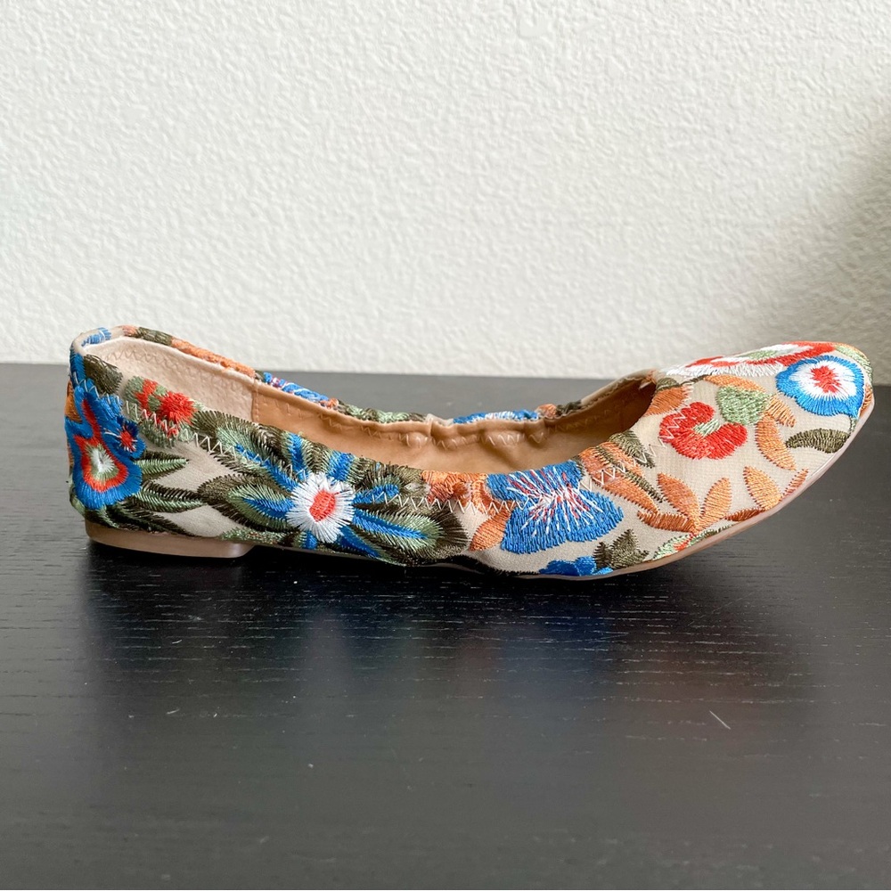 Lucky Brand Women's Floral Ballet Flats - Multicolor - Picture 4 of 11